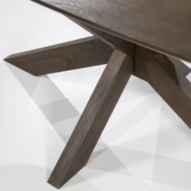 96140 | Eettafel Nikki 240x100x76 - bruin | Eleonora