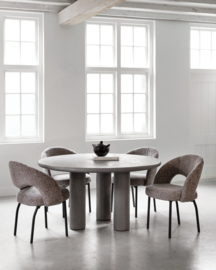 SC 180762 | Eettafel Clio rond 140 - Dusk  | DTP Home