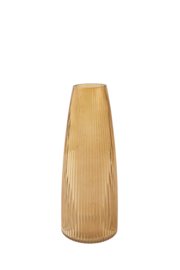 5796281 | Vaas deco Ø15x39,5 cm FARENZO - amber | Light & Living