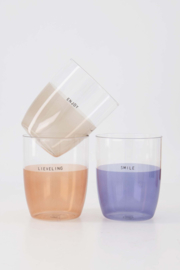 Drinkglas smile - lichtblauw | Zusss - Binnenkort verwacht!!