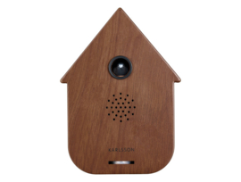 KA6095DW | Sound box modern cuckoo - dark wood | Karlsson by Present Time