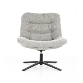  95580 | Fauteuil Danica - lichtgrijs baquer | Eleonora