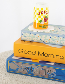 ZB0741 | Opbergboek koffietafel daisies 24x16cm | HomeBound by KY