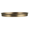 5715-17 | Candle tray w/edge Ø13 - antique brass | Ib Laursen