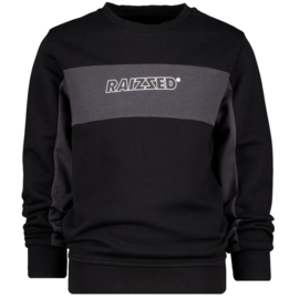 Raizzed sweater zwart/grijs