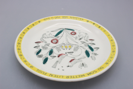 BORD PLAT Ø 21 CM 'BARNEBØNN' (B)