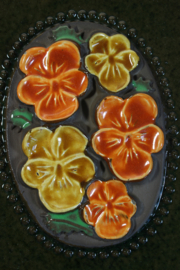 PLAQUE NO. 846 - "ORANGE FLOWERS"