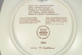 ANNUAL PLATE 1980 - IN ORIGINAL BOX