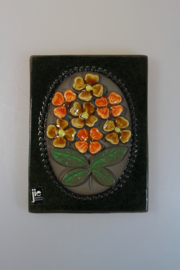 PLAQUE NR. 844 - "ORANJE BLOEMEN" (B)