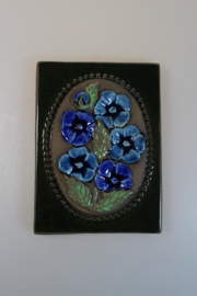 PLAQUE NR. 841 - "BLAUWE BLOEMEN" (B)