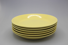 FLAT PLATE Ø 21 CM - YELLOW