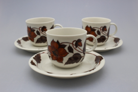 CAFÉ COFFEE CUP AND SAUCER