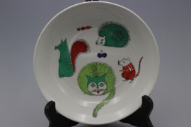 "NOAH'S ARK" DEEP PLATE Ø 17.5 CM