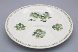 "MARKET" FONDUE PLATE Ø 23.5 CM (DECOR B)