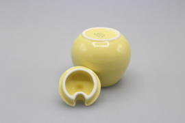 MUSTARD POT W/LID - YELLOW