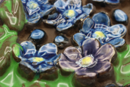 PLAQUE NO. 870 - "BLUE FLOWERS"