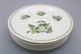 "MARKET" FONDUE PLATE Ø 23.5 CM (DECOR A)
