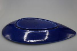 FLAT DISH 35 CM (BLUE)