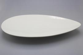 FLAT DISH 35 CM (WHITE)