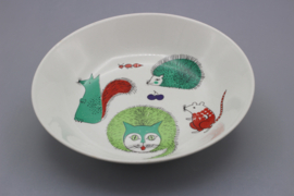 "NOAH'S ARK" DEEP PLATE Ø 17.5 CM