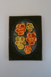 PLAQUE NO. 846 - "ORANGE FLOWERS"