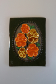 PLAQUE NO. 846 - "ORANGE FLOWERS"