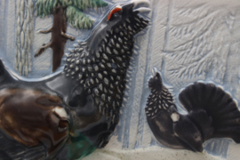 PLAQUE NO. 293-1 - "TJÄDER" (WESTERN CAPERCAILLIE)