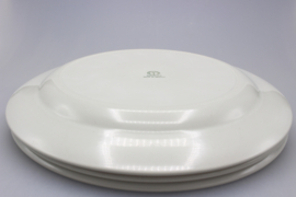 BORD PLAT Ø 27 CM 'RÖD LINJE'