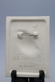 PLAQUE NR. 292-9 - "BLÅHAKE" (BLAUWBORST) (B)