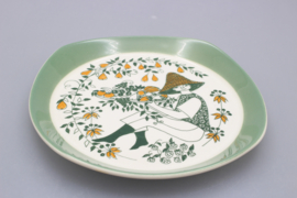 BORD PLAT Ø 18,5 CM "SICILIA" (DECOR D)