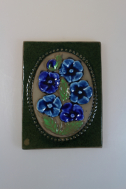 PLAQUE NR. 841 - "BLAUWE BLOEMEN" (A)