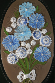 PLAQUE NO. 777 - "BOUQUET OF FLOWERS"