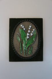 PLAQUE NO. 882 - "LILJEKONVALJ" (LILY OF THE VALLEY)