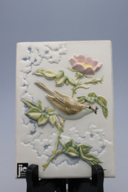 PLAQUE NO. 292-4 - "LÖVSÅNGARE" (WILLOW WARBLER)