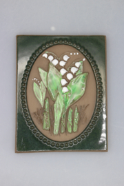 PLAQUE NO. 882 - "LILJEKONVALJ" (LILY OF THE VALLEY) (B)