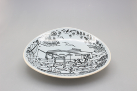 LUMBERSERIEN NO. 4 "TØMMERINNTAGNING" PLATE