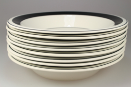 DEEP PLATE Ø 20 CM - BLACK BAND