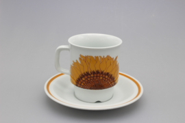 'SOLSIKKE' COFFEE CUP AND SAUCER