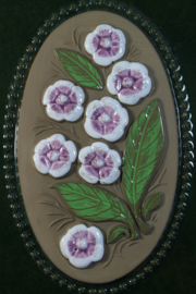 PLAQUE NO. 749 - "PALE PURPLE FLOWERS" (B)