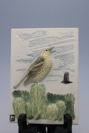 PLAQUE NO. 291-3 - "TALTRAST" (SONG THRUSH)