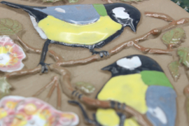 PLAQUE NO. 860 - "TALGOXE" (GREAT TIT) (B)