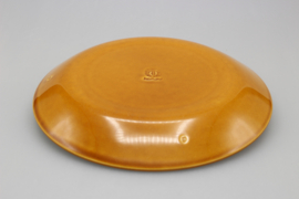 YELLOW OCHRE FLAT PLATE Ø 20 CM