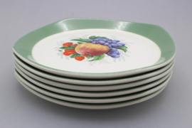 'JAMAICA' SET OF 6 FRUIT PLATES