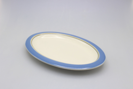 OVALE SCHAAL KLEIN - BLAUWE BAND