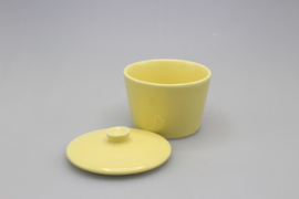 SUGAR POT W/LID - YELLOW