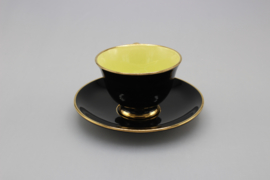 PALETT DEMITASSE AND SAUCER - LEMON YELLOW