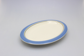 OVALE SCHAAL KLEIN - BLAUWE BAND