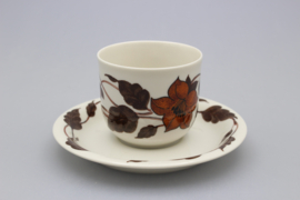 CAFÉ COFFEE CUP AND SAUCER
