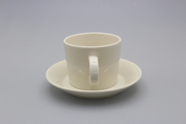 KOFFIEKOP EN SCHOTEL 0,15 l - WIT