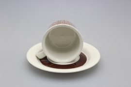 KOP EN SCHOTEL 0,18 l - BRUINE BLOEM